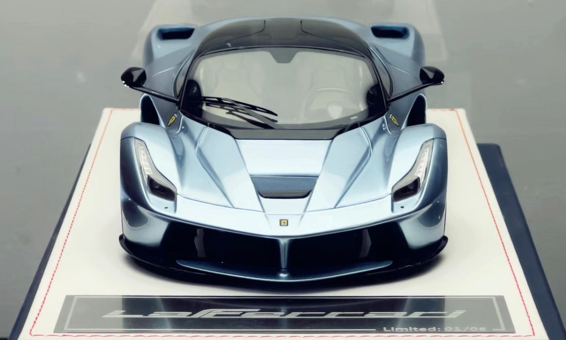 MW 1/18 Ferrari LaFerrari Ice Blue Limited Edition #01/08