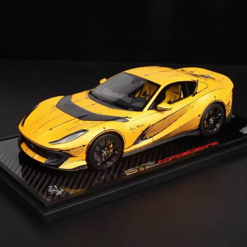 BBR 1/18 Ferrari 812 Competizione ART Series Resin Model