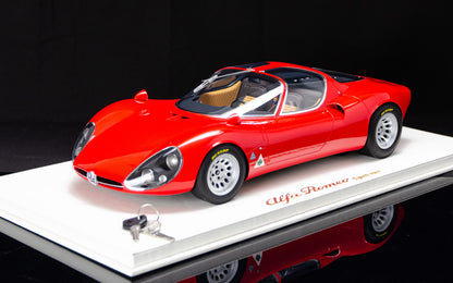 DMH 1/8 Alfa Romeo Tipo 33 Stradale Resin Model – Museum Display Grade