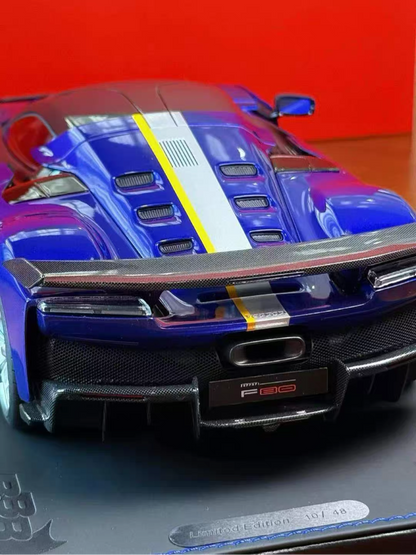 BBR 1/18 Ferrari F80 Resin Model – Metallic Blue