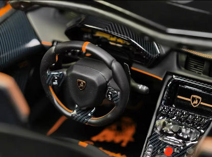 Davis&Giovanni 1/18 lamborghini lp750-4 sv matte orange custom – limited to 8 pcs