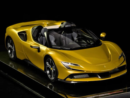 Amalgam 1:12 Ferrari SF90 Spider Resin Model – Open Top Supercar Collectible