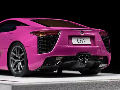 Make Up 1/18 Lexus LFA 2010 Pink Resin Model