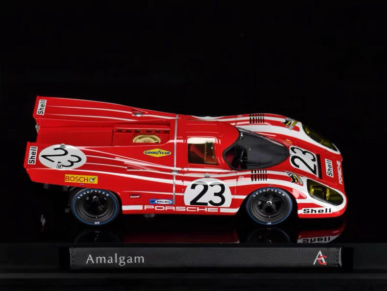 Amalgam 1/18 Porsche 917K 1970 Le Mans Winner No.23 Resin Model
