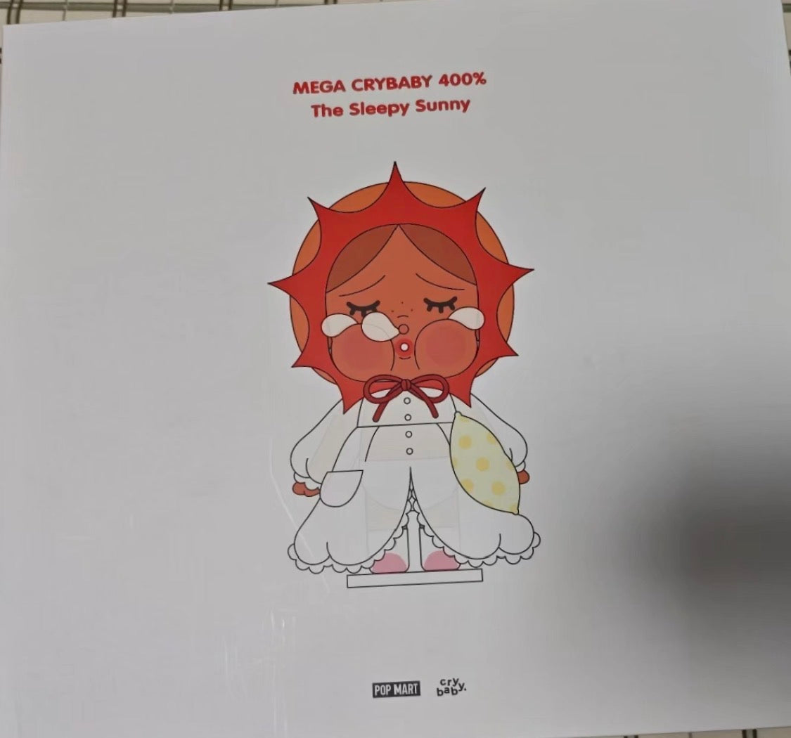 Pop Mart Mega Crybaby 400% The Sleepy Sunny