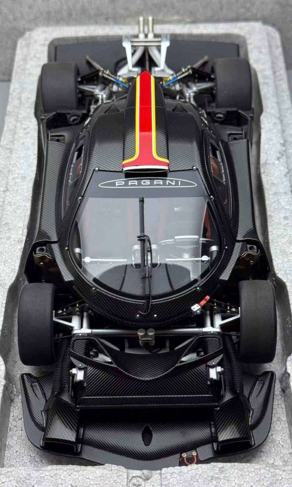 AUTOart 1/18 Pagani Zonda Revolution Carbon Black Diecast Model
