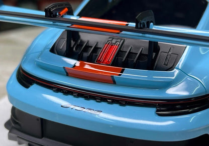 FuelMe Porsche 911 GT3 RS 992 Gulf Livery Limited 20 1/18 Resin Model