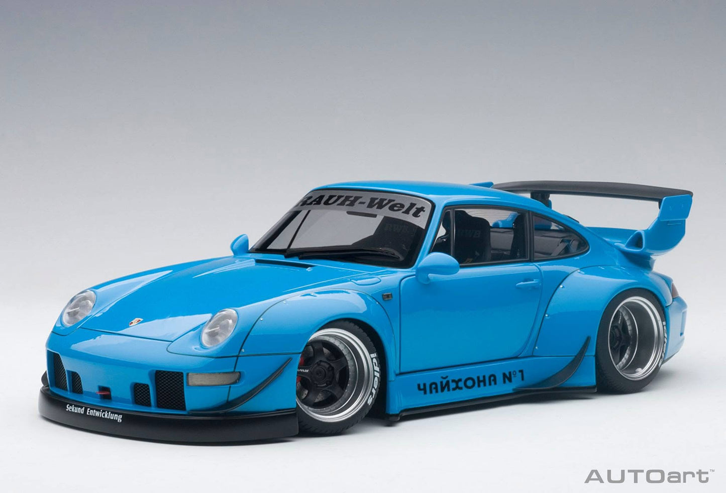 AUTOart 1/18 Porsche RWB 993 Blue Composite Model Limited Edition