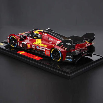 BBR 1/18 Ferrari 499P #51 Le Mans Podium Resin Racing Model