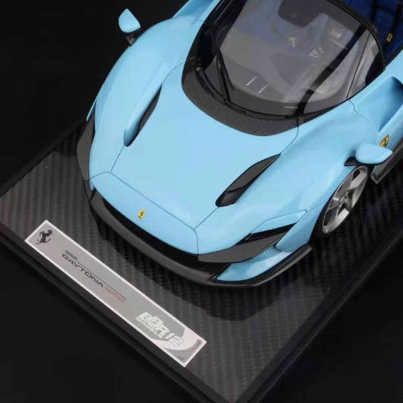 BBR 1/12 Ferrari Daytona SP3 Resin Model – Blu Pozzi