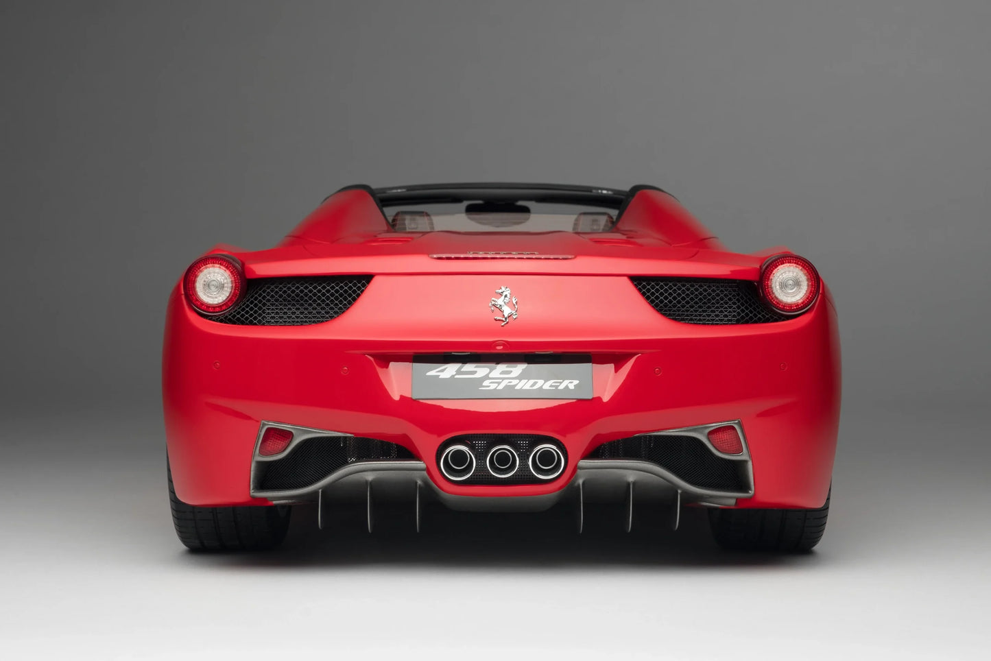 Amalgam 1/8 Ferrari 458 Spider – Rosso Corsa Red Convertible | Air Shipping from China