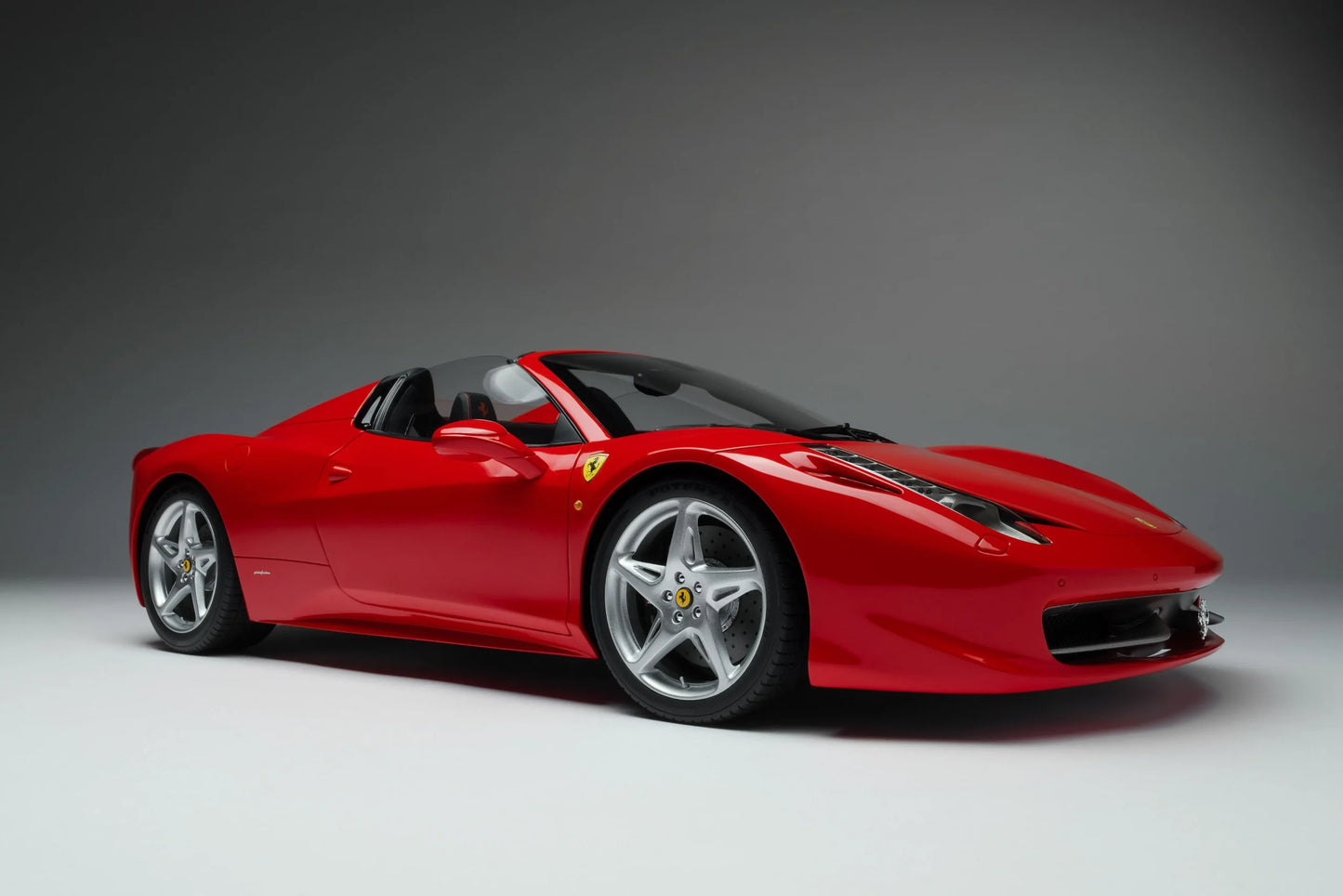 Amalgam 1/8 Ferrari 458 Spider – Rosso Corsa Red Convertible | Air Shipping from China