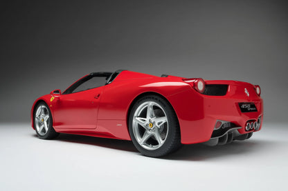 Amalgam 1/8 Ferrari 458 Spider – Rosso Corsa Red Convertible | Air Shipping from China