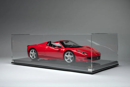 Amalgam 1/8 Ferrari 458 Spider – Rosso Corsa Red Convertible | Air Shipping from China