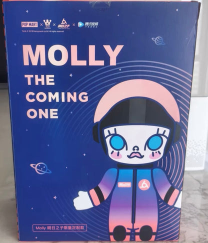 Pop Mart Molly Astronaut Orange Giant Edition Rare Prototype Statue 28cm