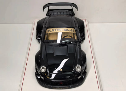 Davis & Giovanni Porsche 911 (993) RWB Black Gold Limited Edition 1/18 Resin Model