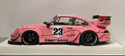 Davis & Giovanni Porsche 911 (993) RWB Pink Pig Limited Edition 1/18 Resin Model