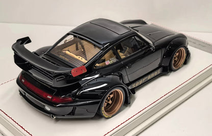 Davis & Giovanni Porsche 911 (993) RWB Black Gold Limited Edition 1/18 Resin Model