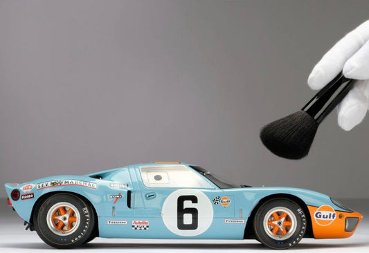 Amalgam 1/18 Ford GT40 Gulf 1969 Le Mans Winner No.6 Resin Model