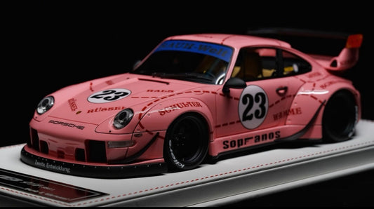 Davis & Giovanni Porsche 911 (993) RWB Pink Pig Limited Edition 1/18 Resin Model