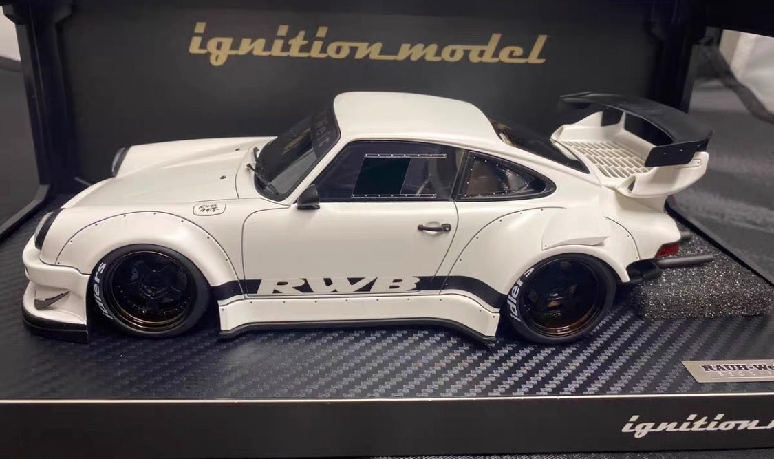 Ignition Model 1/18 Porsche RWB 930 White Resin Limited Edition Model