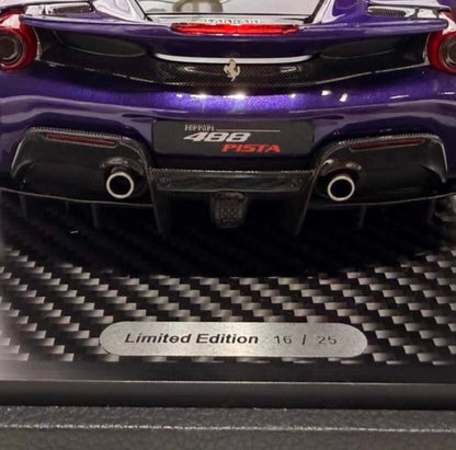 BBR 1/18 Ferrari 488 Pista Viola Hong Kong Special Edition Limited 16/25