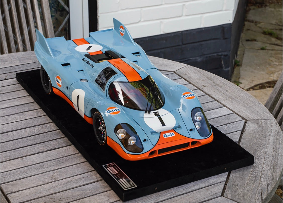 Pocher 1/8 Porsche 917K Gulf Edition Finished Model – In Stock