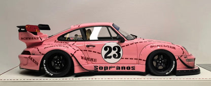 Davis & Giovanni Porsche 911 (993) RWB Pink Pig Limited Edition 1/18 Resin Model
