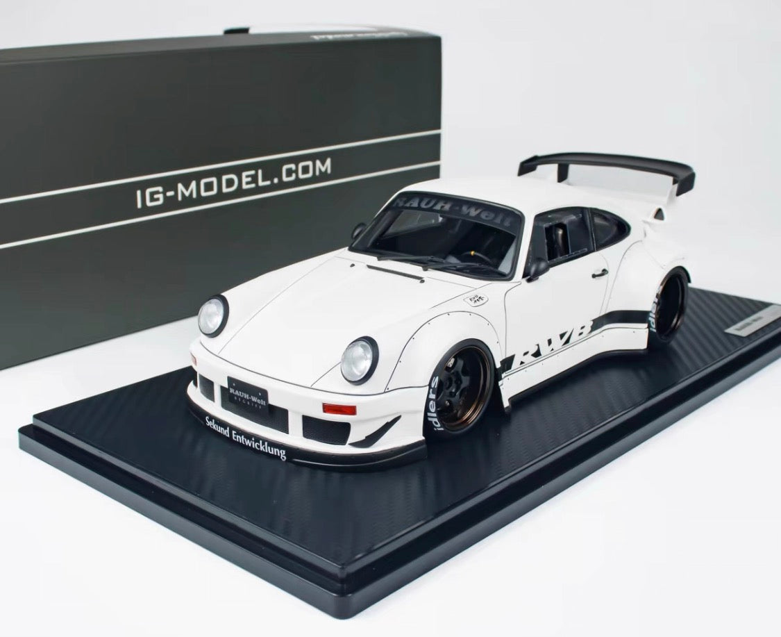 Ignition Model 1/18 Porsche RWB 930 White Resin Limited Edition Model