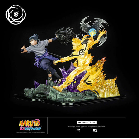 Tsume Art Ikigai 1/6 Naruto Shippuden Sasuke vs Naruto War Arc Resin Statue – All Duties Included