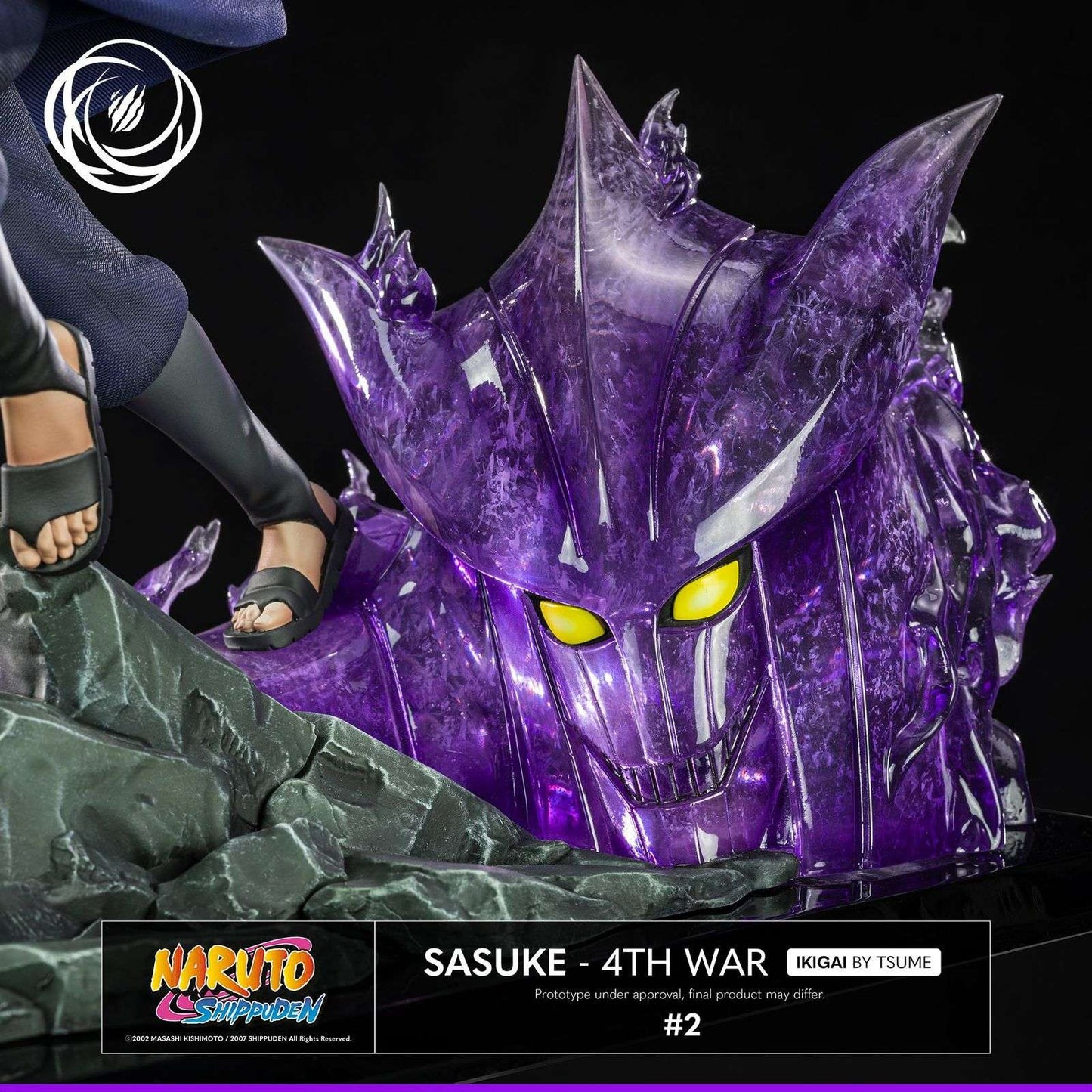 Tsume Art Ikigai 1/6 Naruto Shippuden Sasuke vs Naruto War Arc Resin Statue – All Duties Included