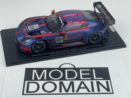 V Official Product 1/18 Aston Martin Vantage AMR GT3 Evo No.33 24H Spa 2025 Limited 200