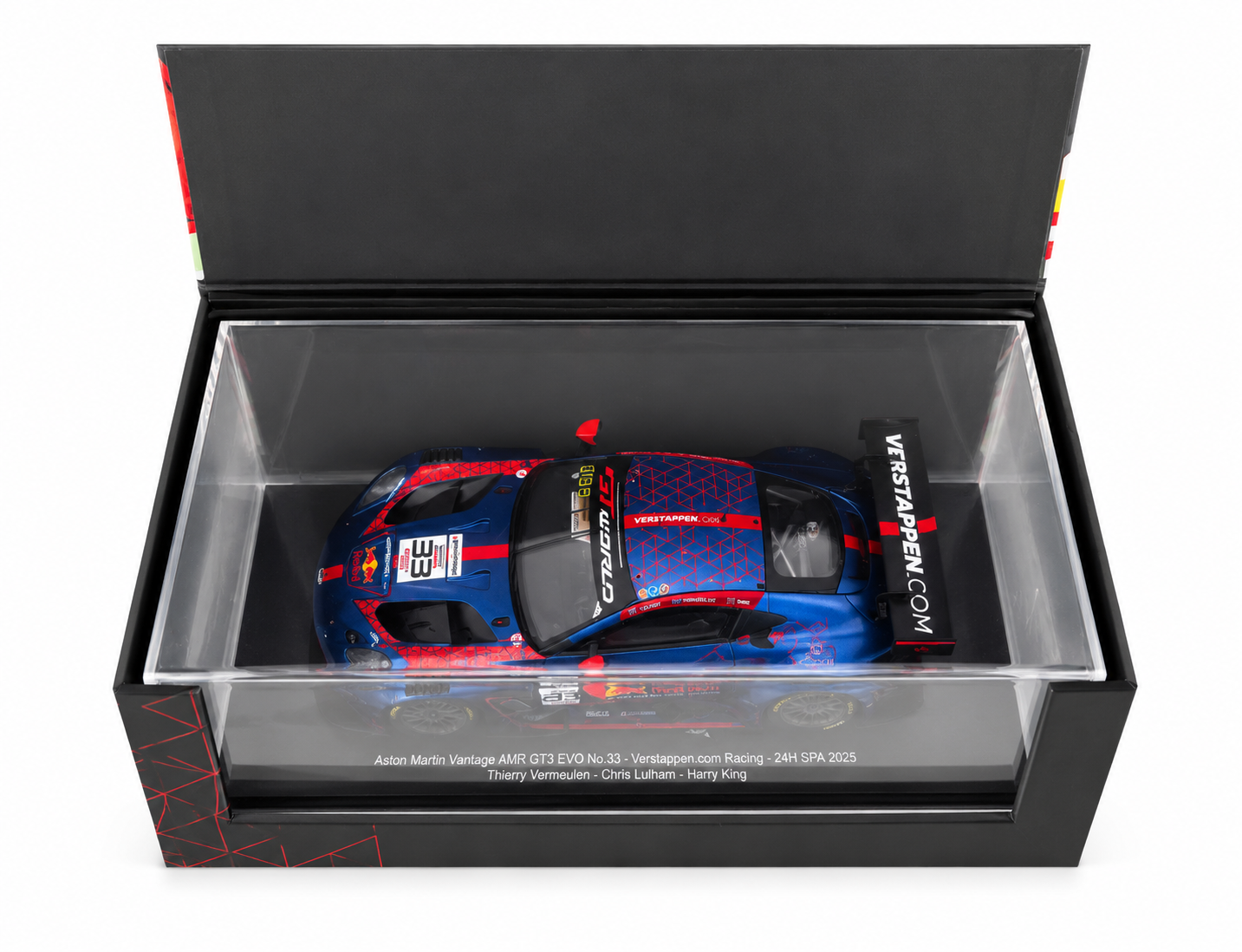 V Official Product 1/18 Aston Martin Vantage AMR GT3 Evo No.33 24H Spa 2025 Limited 200