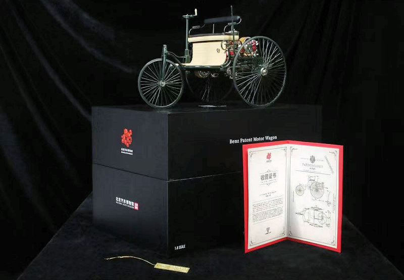 TIME TOP 1/8 Benz Patent-Motorwagen Black Edition – Beijing Auto Museum Collaboration
