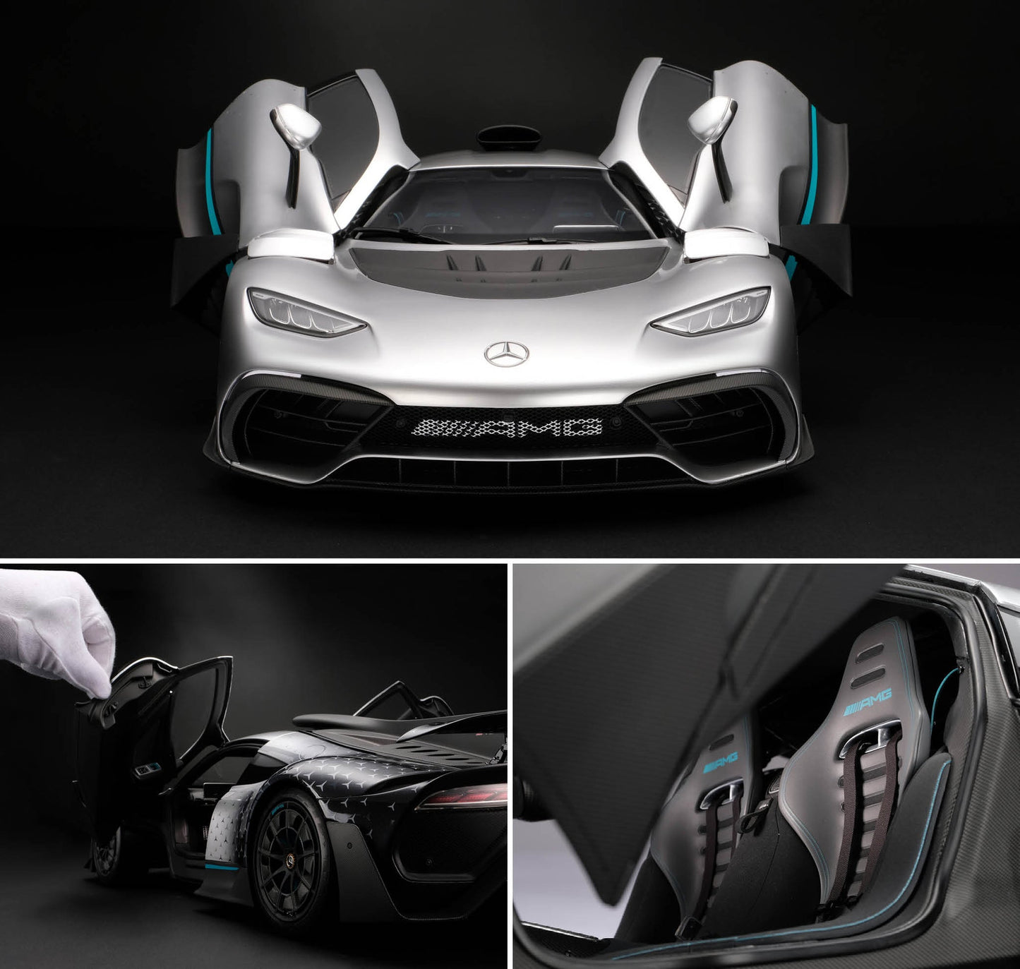 AMALGAM 1/8 Mercedes-AMG ONE Electric Edition Scale Model