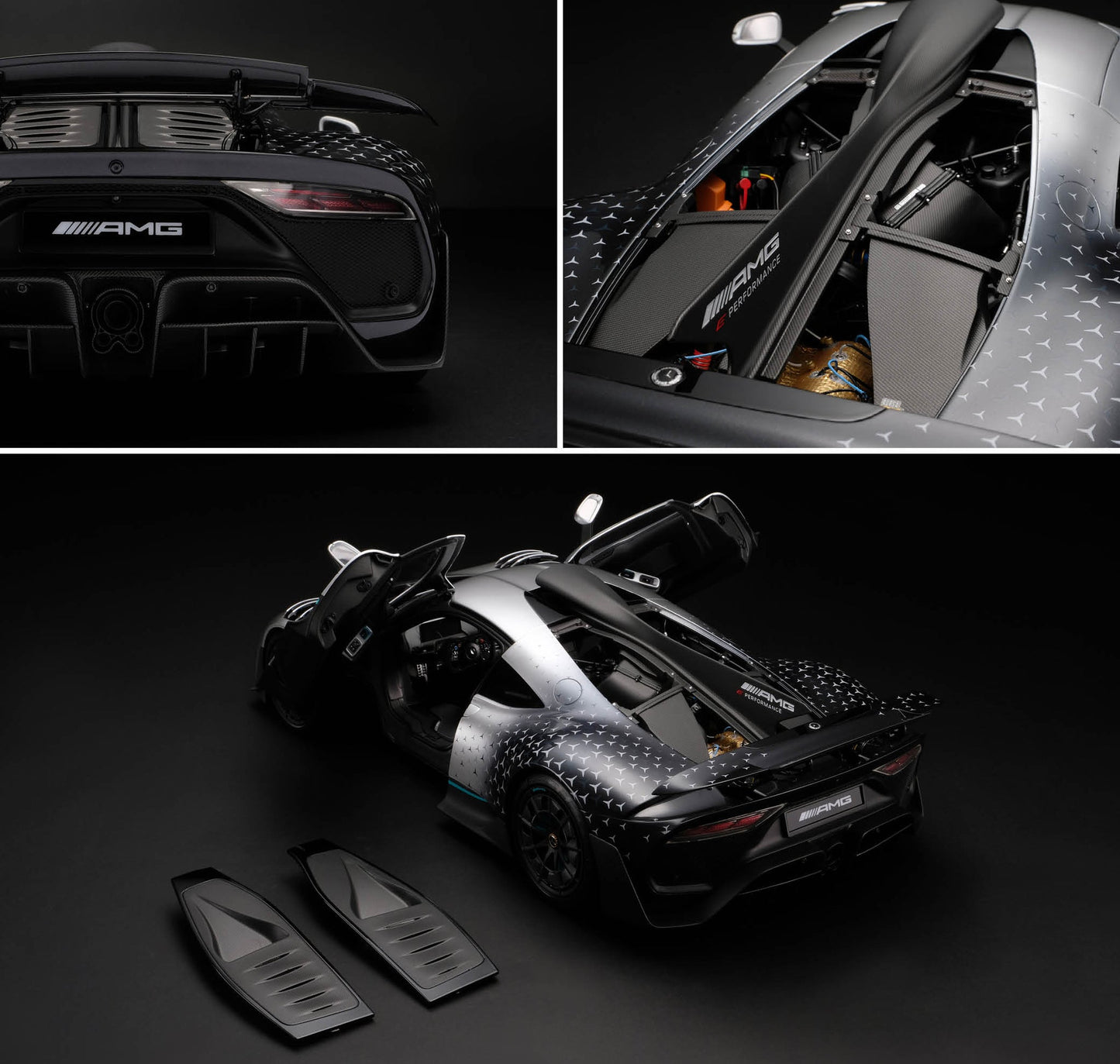 AMALGAM 1/8 Mercedes-AMG ONE Electric Edition Scale Model