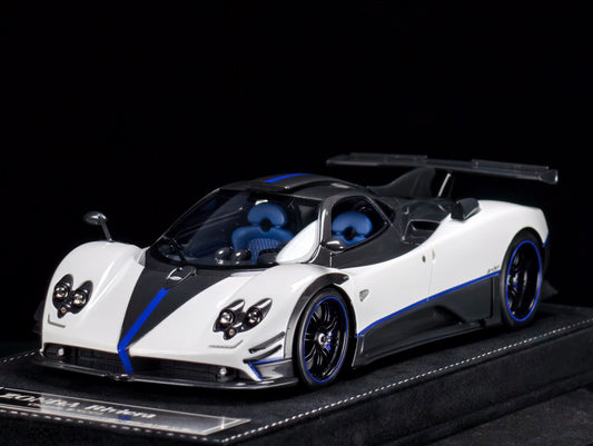 HH Model 1/18 Pagani Zonda Hardtop Special Edition Resin Model Riviera Blue