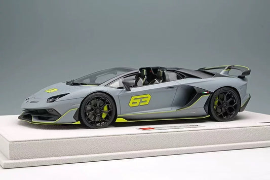Make Up 1/18 Lamborghini Aventador SVJ 63 Roadster EML030G Resin Model