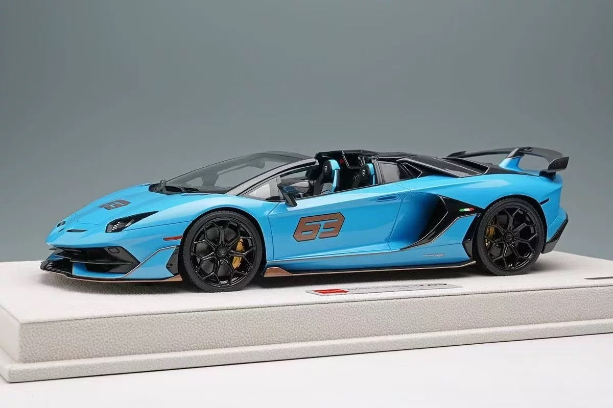 Make Up 1/18 Lamborghini Aventador SVJ 63 Roadster EML030H Resin Model