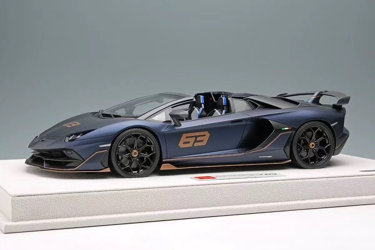 Make Up 1/18 Lamborghini Aventador SVJ 63 Roadster EML030J Resin Model