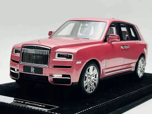 HH Model 1/18 Rolls-Royce Cullinan Sakura Pink Resin Model
