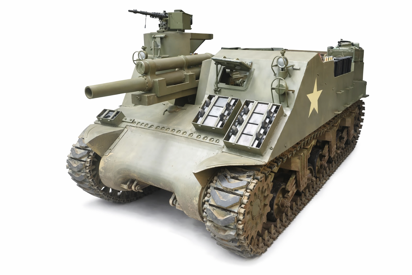 1/6 M7 Priest 105mm Self-Propelled Howitzer Model