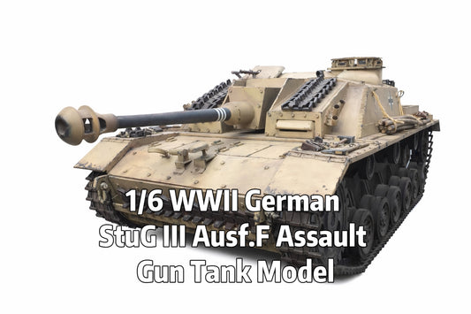 1/6 Scale WWII German StuG III Ausf.F Assault Gun Tank Model