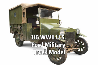 1/6 Scale WWII U.S. Ford Military Truck Model