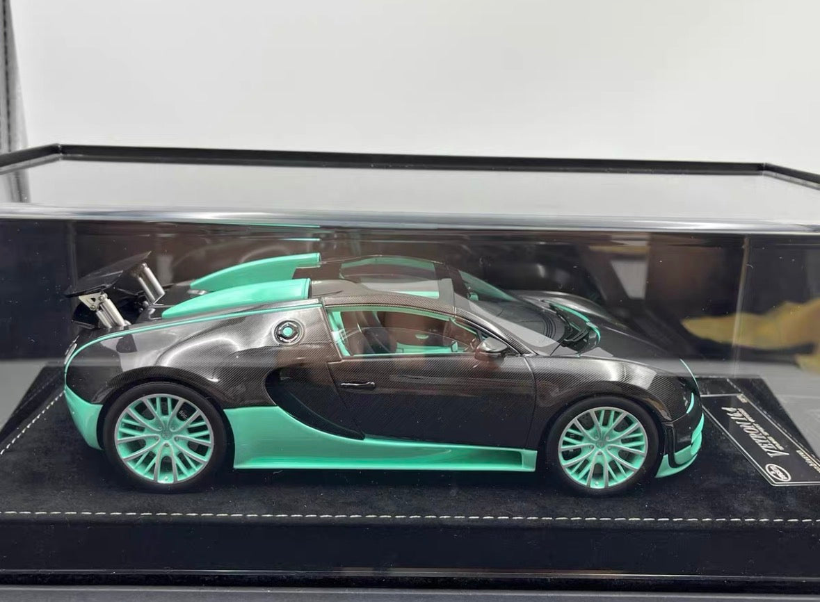 HH Model Bugatti Veyron 16.4 Grand Sport Vitesse Tiffany Carbon 1:18 Limited 10 Edition