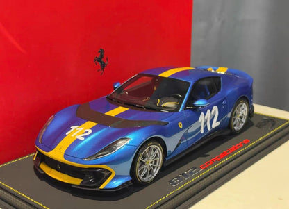 BBR 1/18 Ferrari 812 Competizione “112” Heritage Livery Limited 112