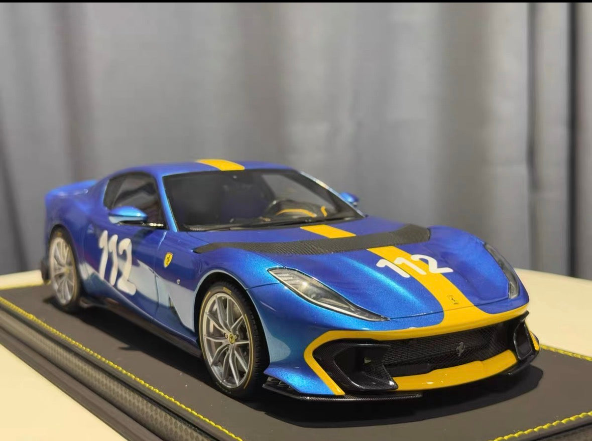 BBR 1/18 Ferrari 812 Competizione “112” Heritage Livery Limited 112