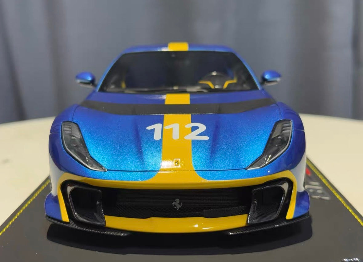 BBR 1/18 Ferrari 812 Competizione “112” Heritage Livery Limited 112
