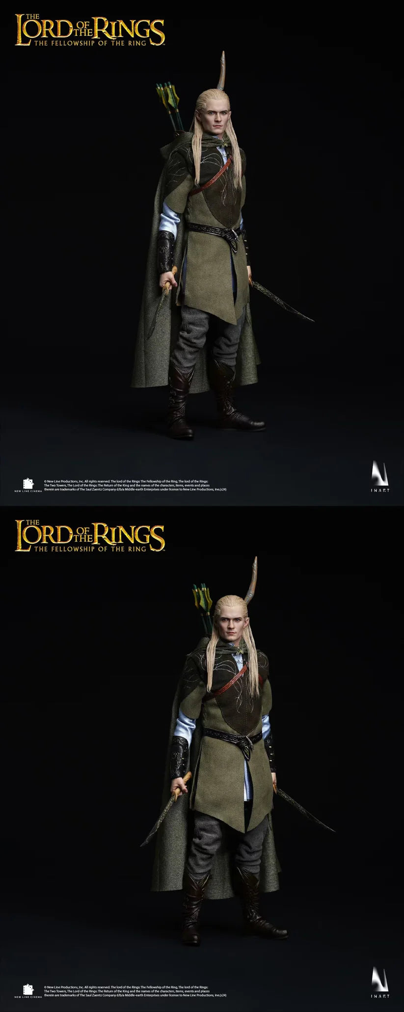 INART 1/6 Legolas Greenleaf The Lord of the Rings Action Figure (Deluxe Edition)