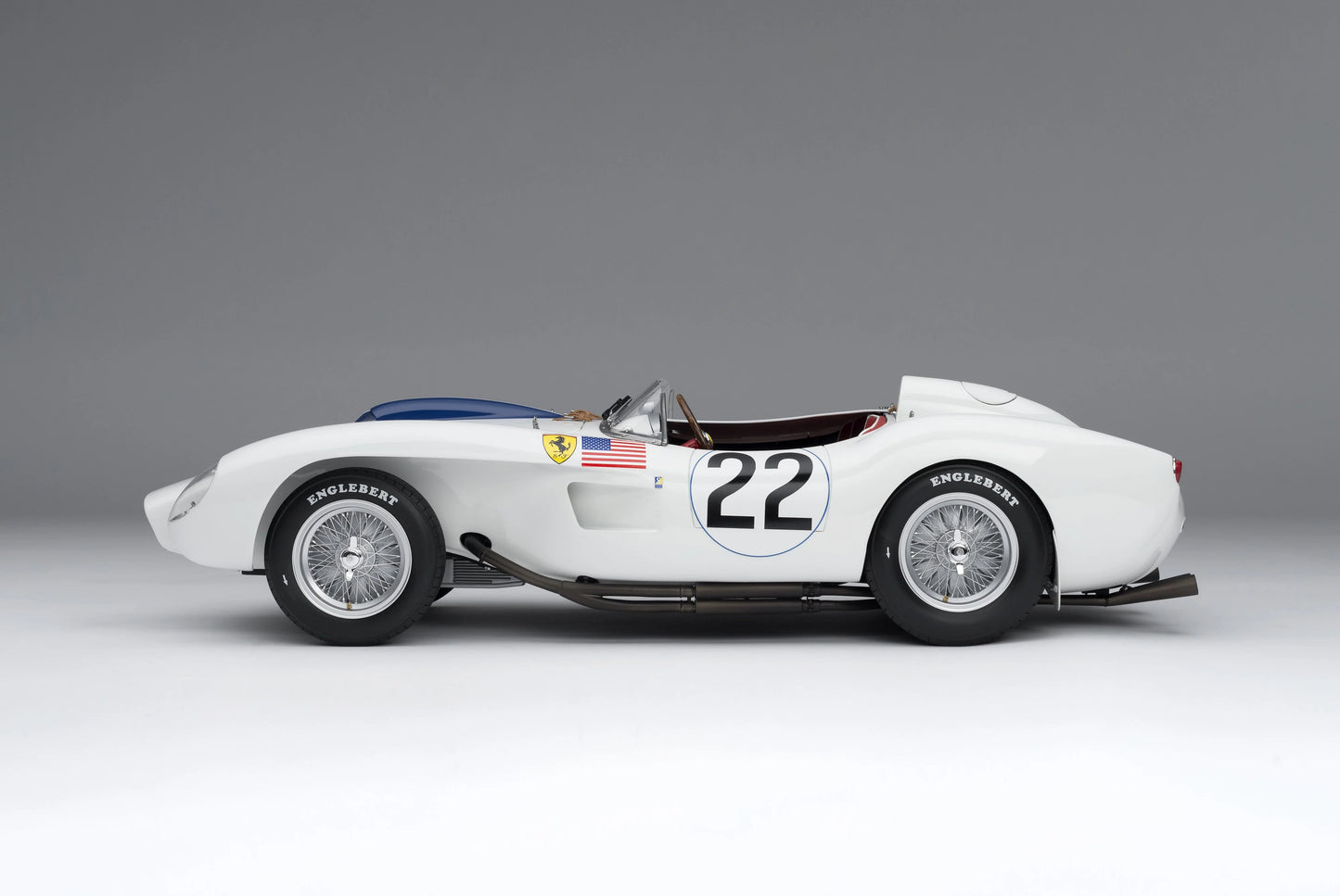 Amalgam 1/8 Ferrari 250 TR 1958 Le Mans #22 “Lucybelle II”